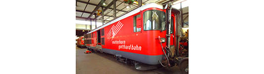 074-1263255 - H0m - Gepäcktriebwagen Deh 4/4 55, MGB, Ep. V